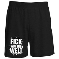 Zeige Details für FICK AUF DIE WELT - SHORT (schwarz) Bild von FICK AUF DIE WELT - SHORT (schwarz)